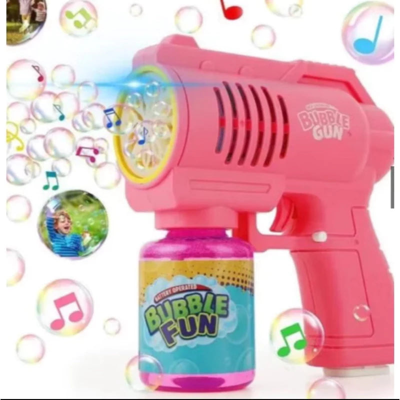 Pistola De Bolhas De Sabão Fabrica De Bolhas 10 Furos