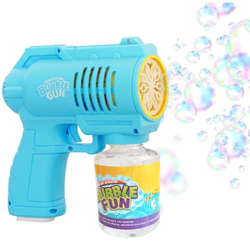 Pistola De Bolhas De Sabão Fabrica De Bolhas 10 Furos