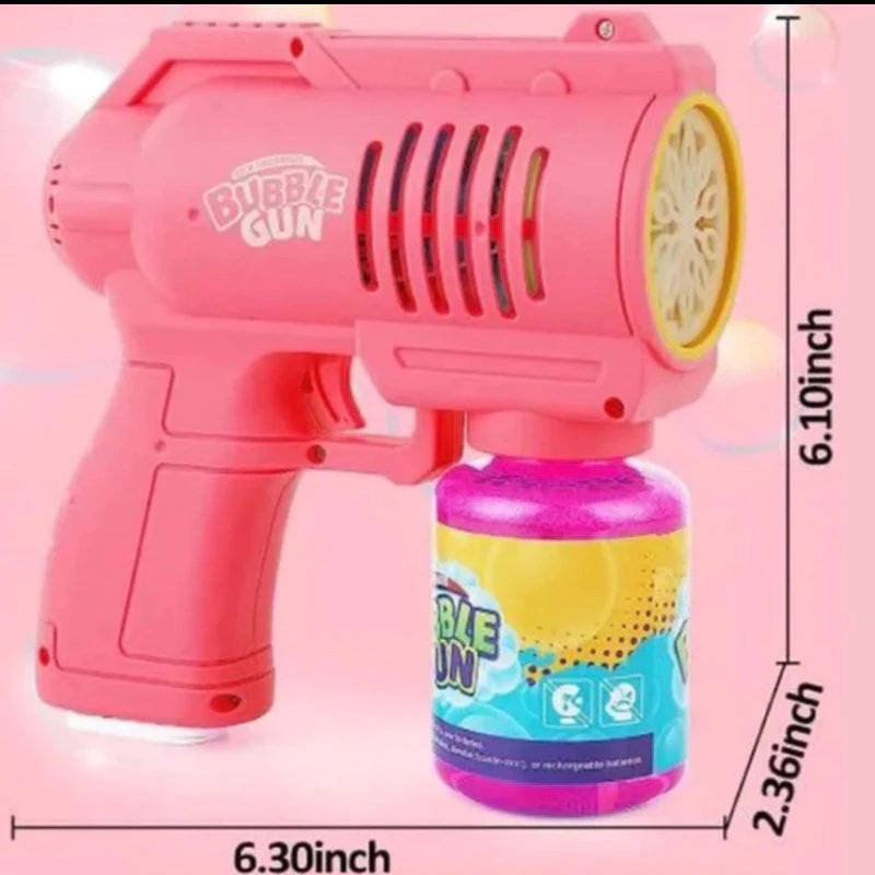 Pistola De Bolhas De Sabão Fabrica De Bolhas 10 Furos