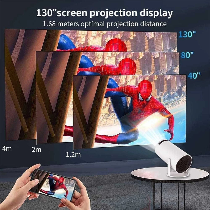 Projetor 4K HD 150 Polegadas
